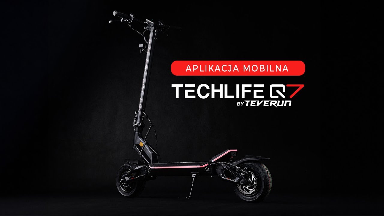 Działanie Aplikacji do hulajnogi Elektrycznej TECHLIFE Q7, SMART BMS, niesamowite możliwości.