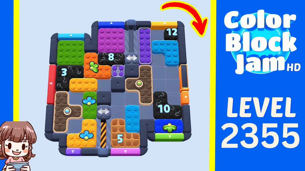 Color Block Jam Level 1446 (2355) Solution Walkthrough