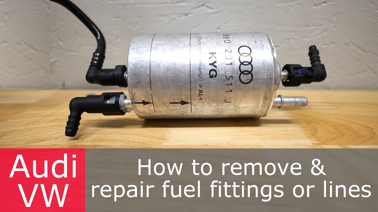How to remove (or replace!) fuel lines & fittings | Audi VW | S4