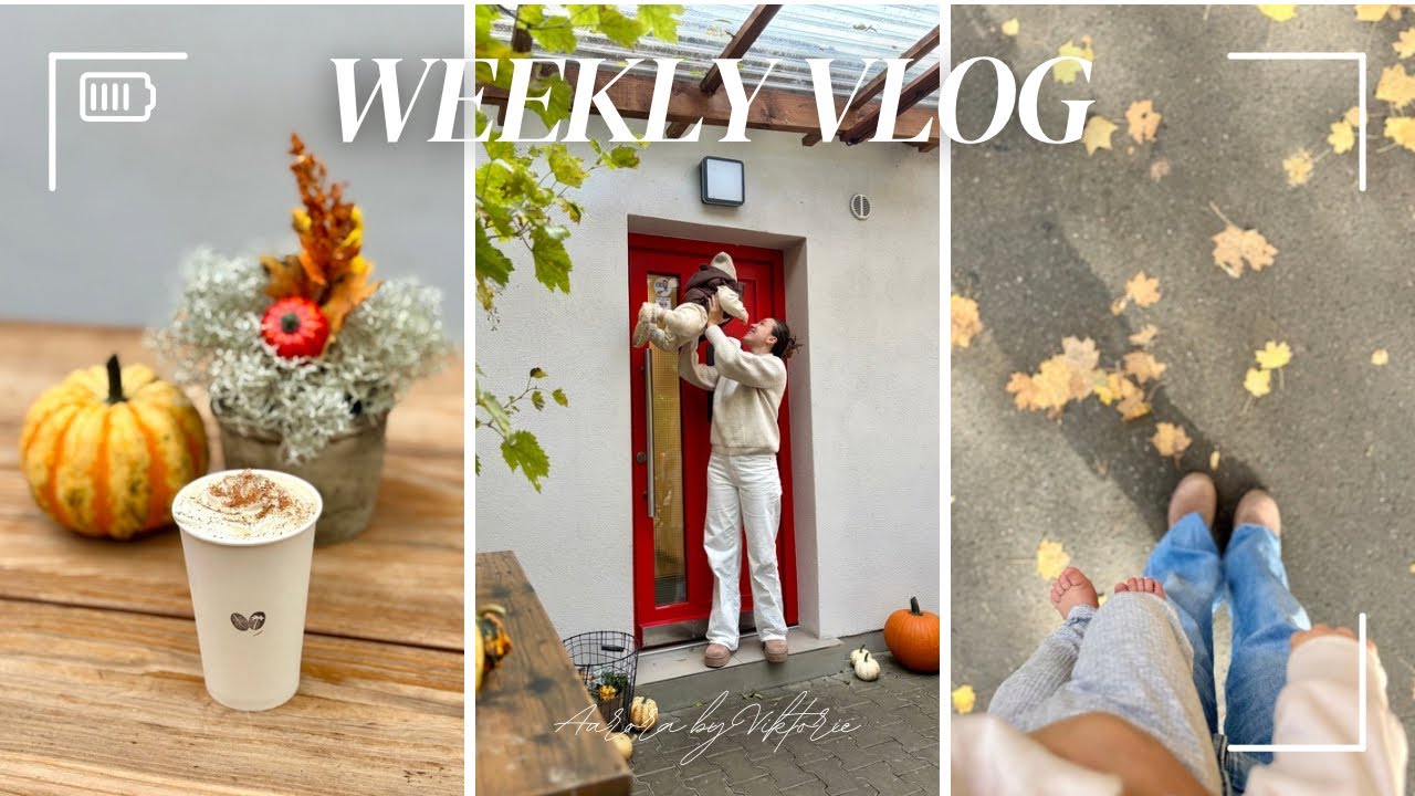 VLOG I poslední teplé dny, první pumpkin spice latté, přípravy do Nikaragui 🇳🇮 I Aurora by Viktorie