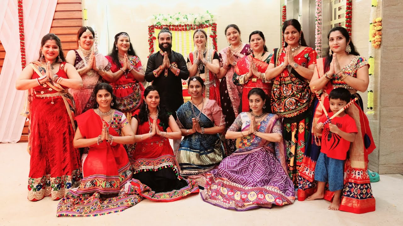 Garba vibes in marathon Panvel navi mumbai #garba #victorydanceacademynavimumbai #Navratri 