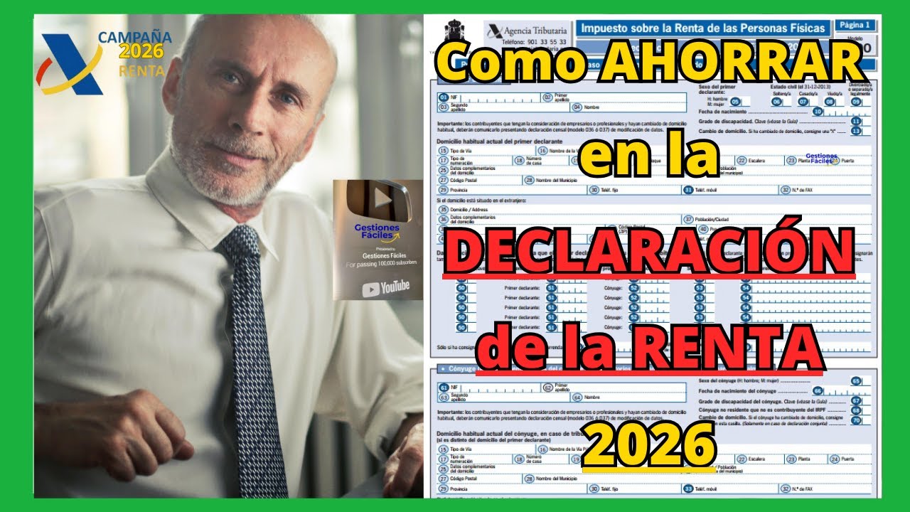 💵👉𝐂𝐨𝐦𝐨 𝐀𝐇𝐎𝐑𝐑𝐀𝐑 𝐞𝐧 𝐥𝐚 𝐃𝐞𝐜𝐥𝐚𝐫𝐚𝐜𝐢𝐨́𝐧 𝐝𝐞 𝐥𝐚 𝐑𝐞𝐧𝐭𝐚 𝟐𝟎𝟐𝟔 𝐂𝐥𝐚𝐯𝐞𝐬 𝐈𝐫𝐩𝐟🚨#gestionesfaciles #renta2026 #irpf