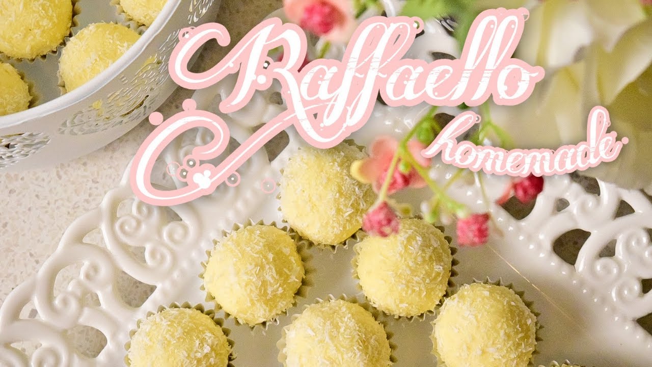 Homemade Raffaello | Bomboane Raffaello | Bella's Delicious Finds