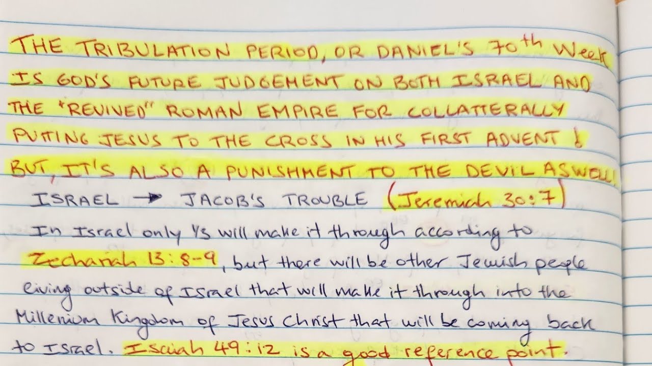 Revelation: What The Tribulation Period Is All About!