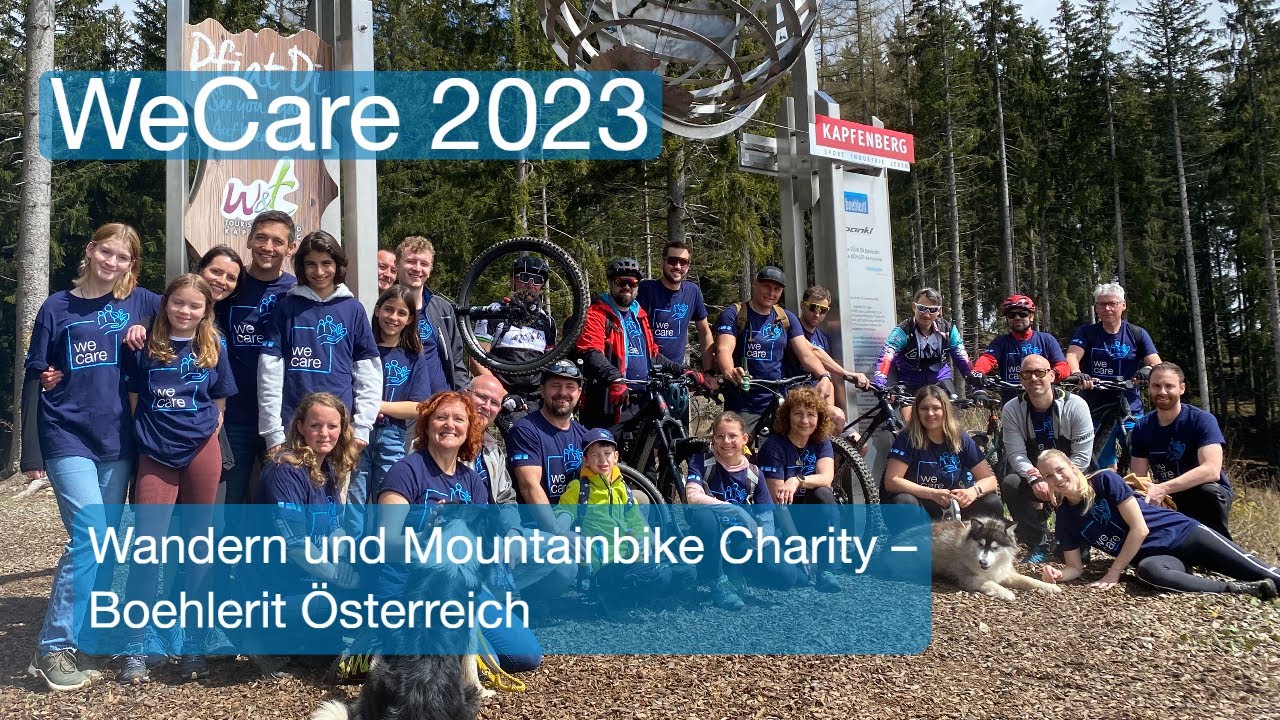 WeCare 2023: Wandern und Mountainbike Charity / Hiking and Mountain bike charity &ndash; Austria