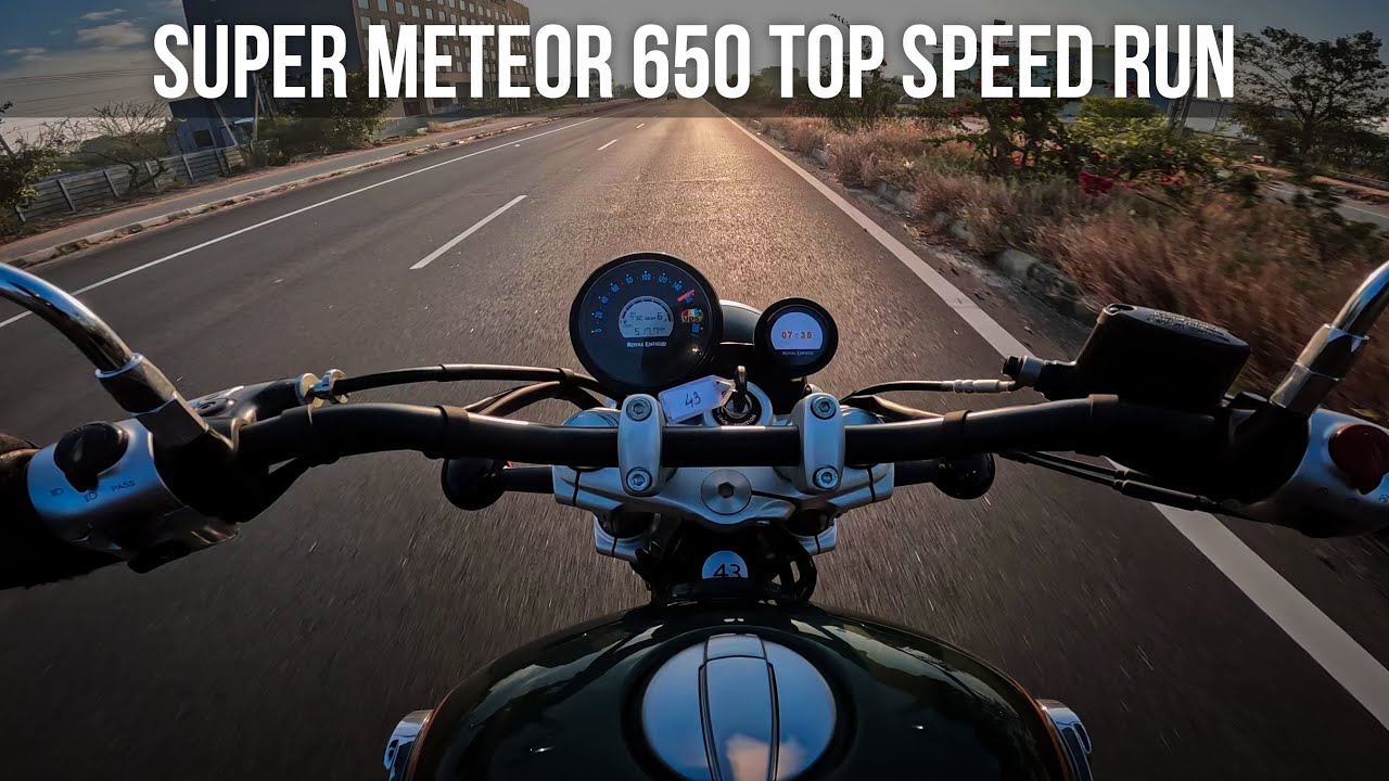 Super Meteor 650 Top Speed Run
