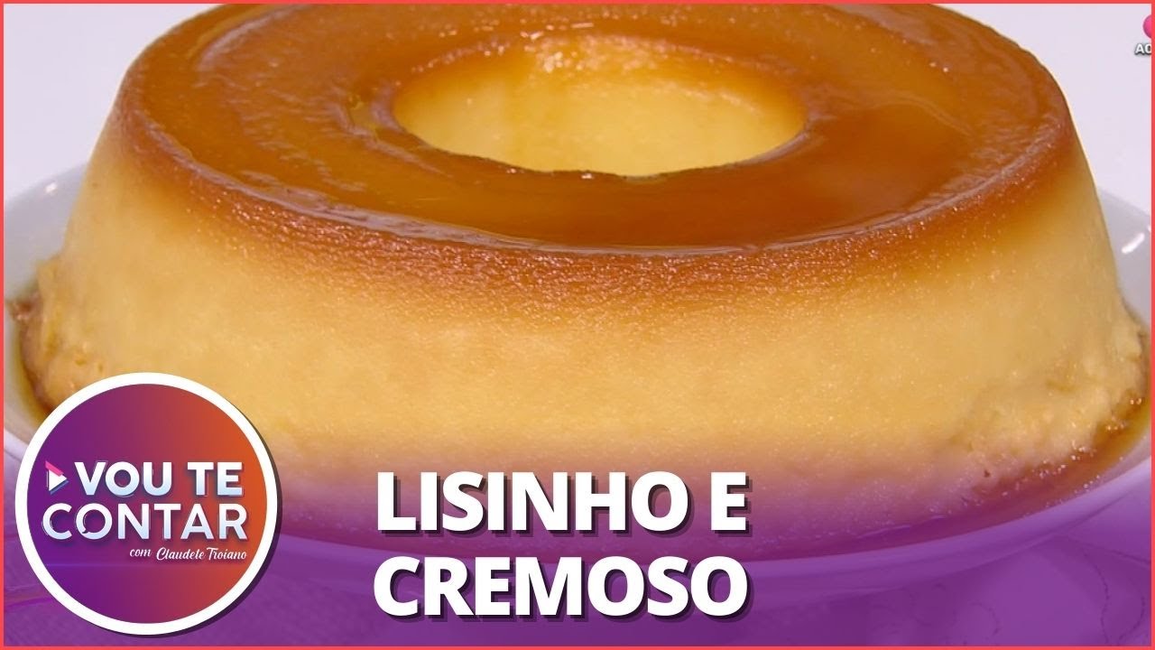 Aprenda a fazer pudim de padaria: veja receita!
