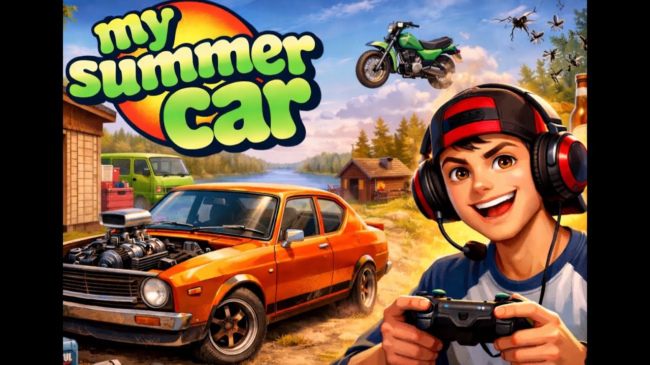 My Summer Car:Finalmente o Carro Todo Montado