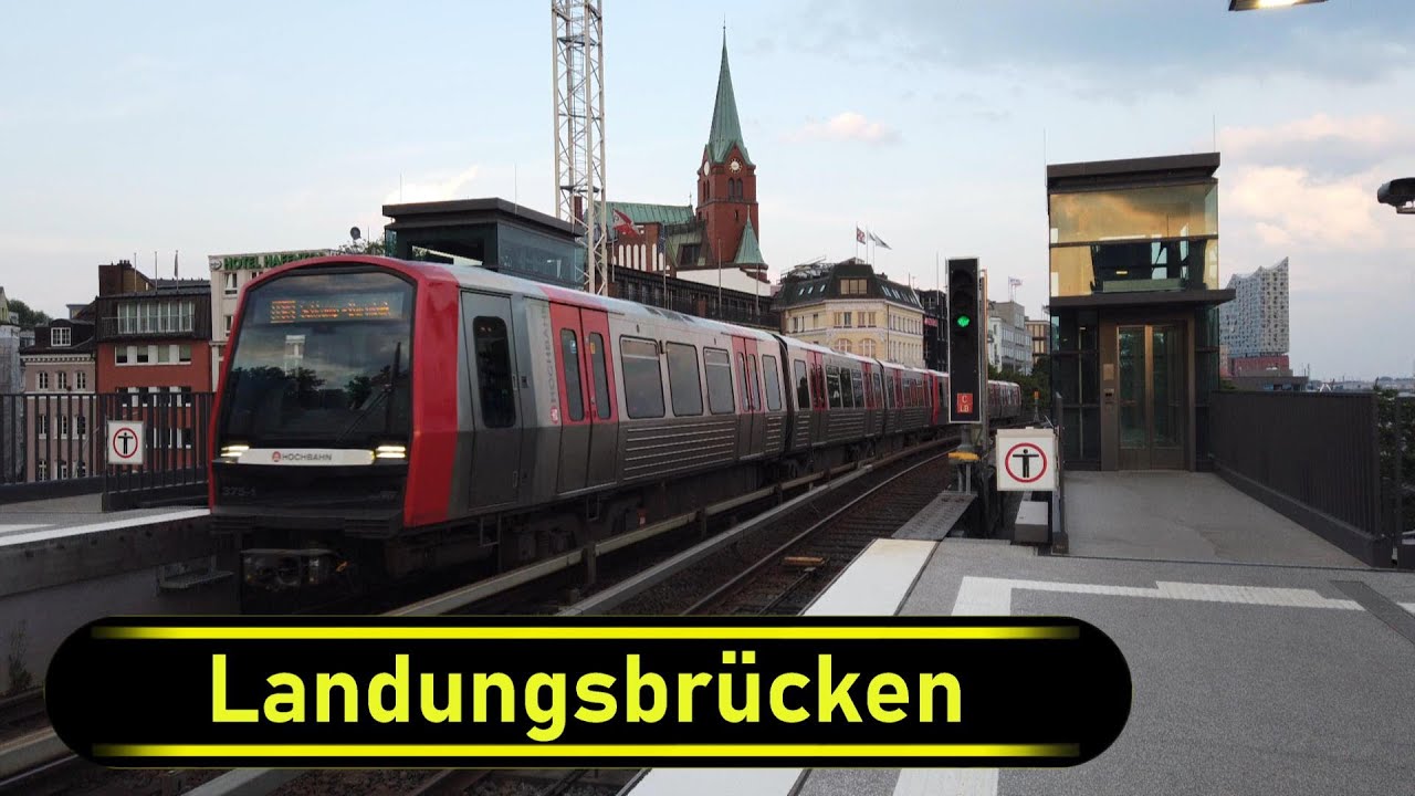 U-Bahn Station Landungsbrücken - Hamburg 🇩🇪 - Walkthrough 🚶