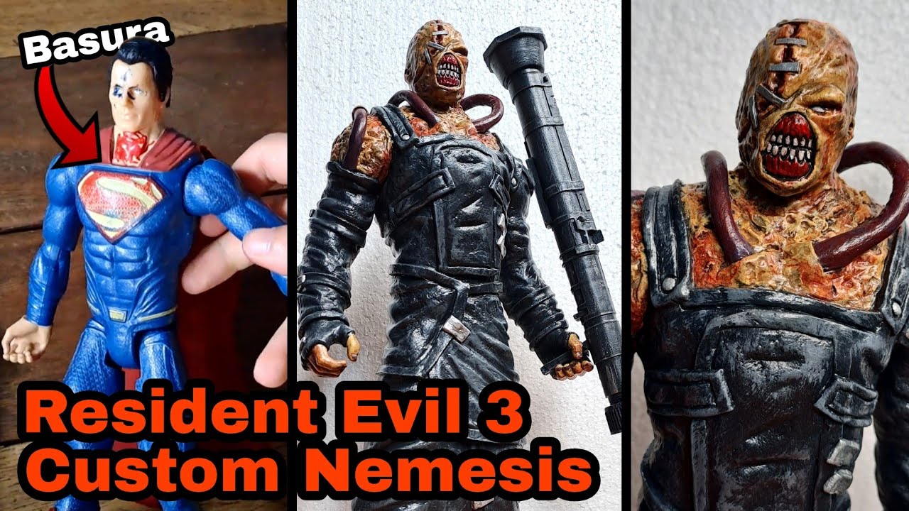 FIGURA CUSTOM NEMESIS RESIDENT EVIL 3 / Tutorial Masilla moldeable / ARTONI