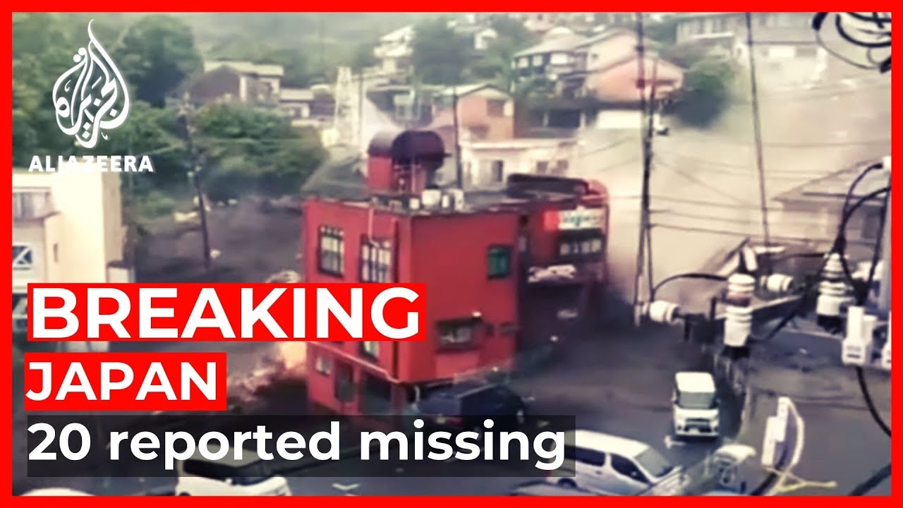 20 reported missing after heavy rains trigger landslide in Japan