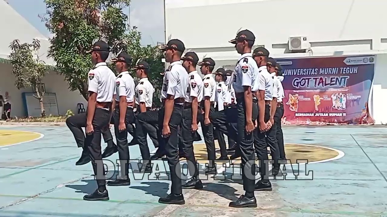 Juara 1 LOMBA KETERAMPILAN BARIS BERBARIS Peserta No 1 Sekolah SMA KARTIKA 1-4 PEMATANGSIANTAR