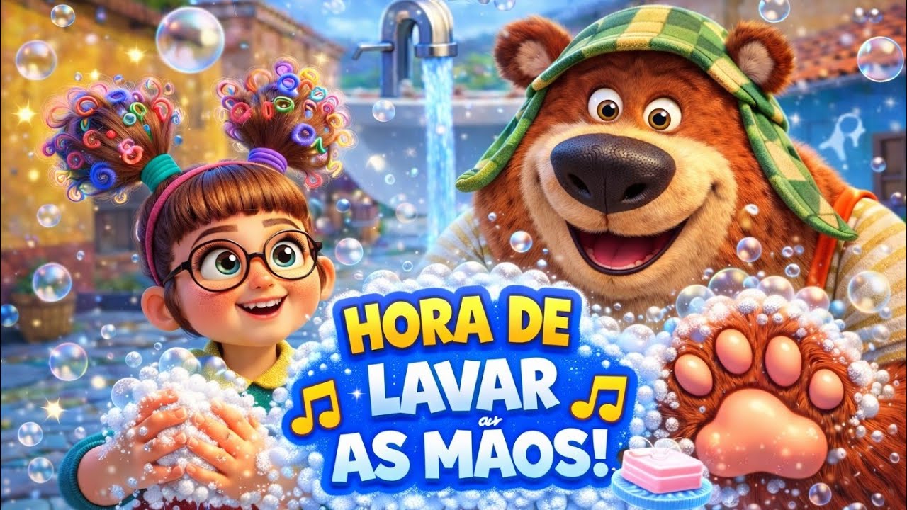 LiLi e BaLu - Hora de Lavar as Mãos 🫧 Música Infantil Divertida