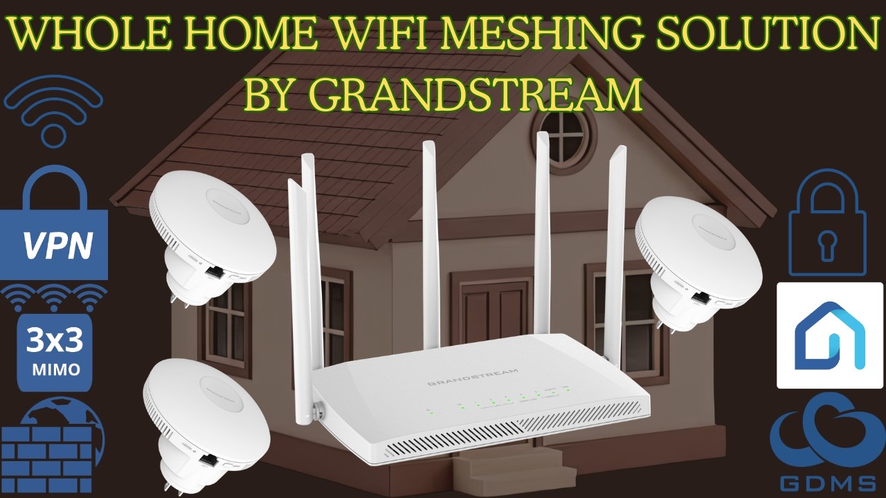 Grandstream GWN7062M Whole Home Wi-Fi Meshing Solution