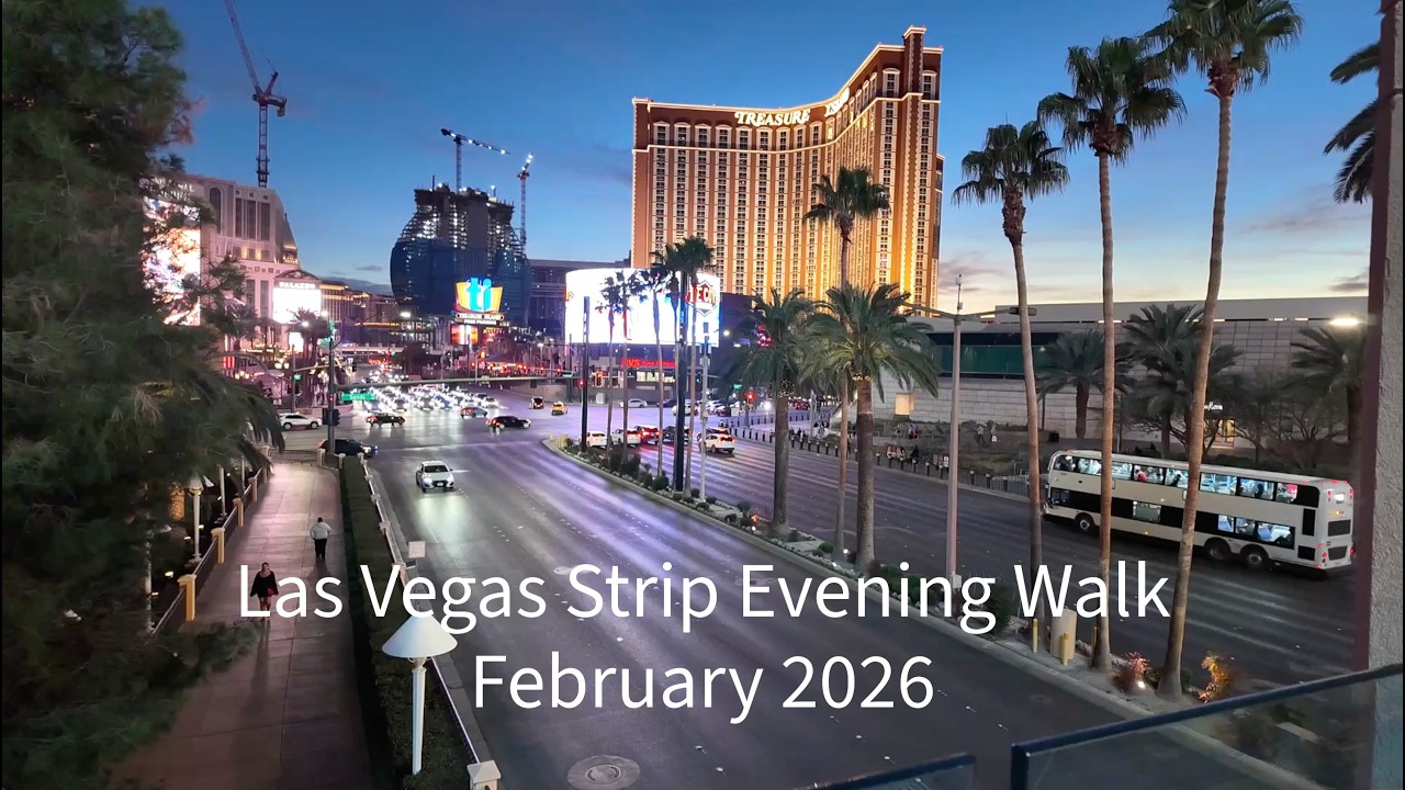 Sunset Walk on the Las Vegas Strip | February 2026