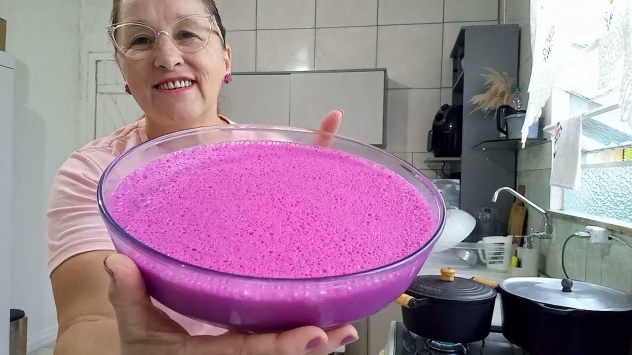 MOUSSE DE PITAYA FÁCIL, RÁPIDO E DELICIOSO!!!