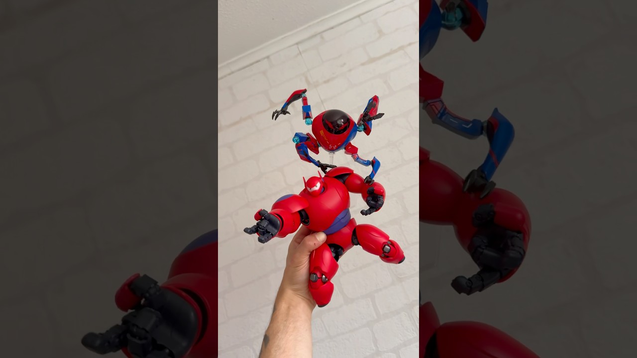 Gong Studio Baymax Action Model kit #actionfigures #baymax #bighero6 #modelkit #brickaway #popmart