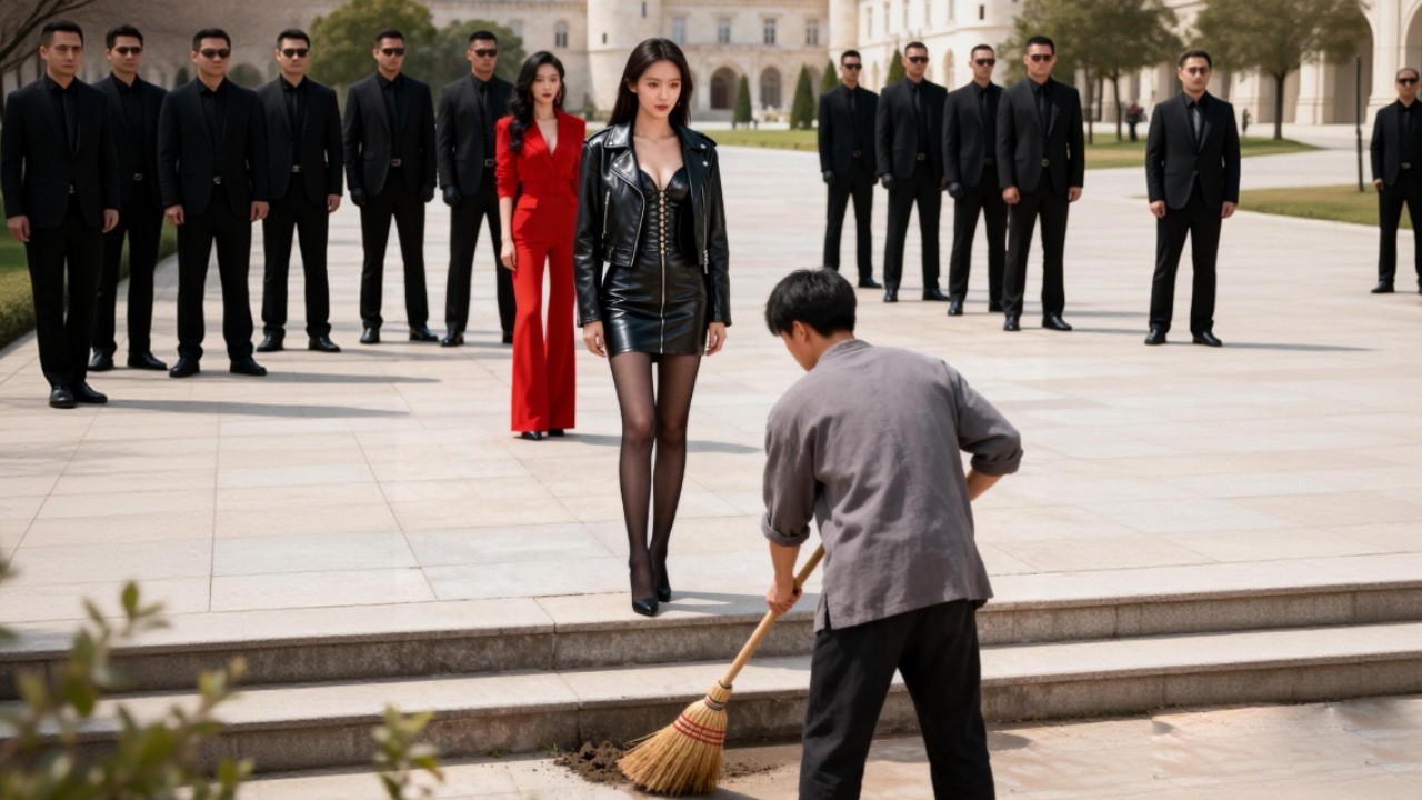 掃地小夥無意抱住美女戰神的腿，殊不知他是隱世第一武神，美女當場跪地認主，送上百億資產恭迎武神歸位！【PJDJ】#短劇 #逆襲 #美女 #窮小子