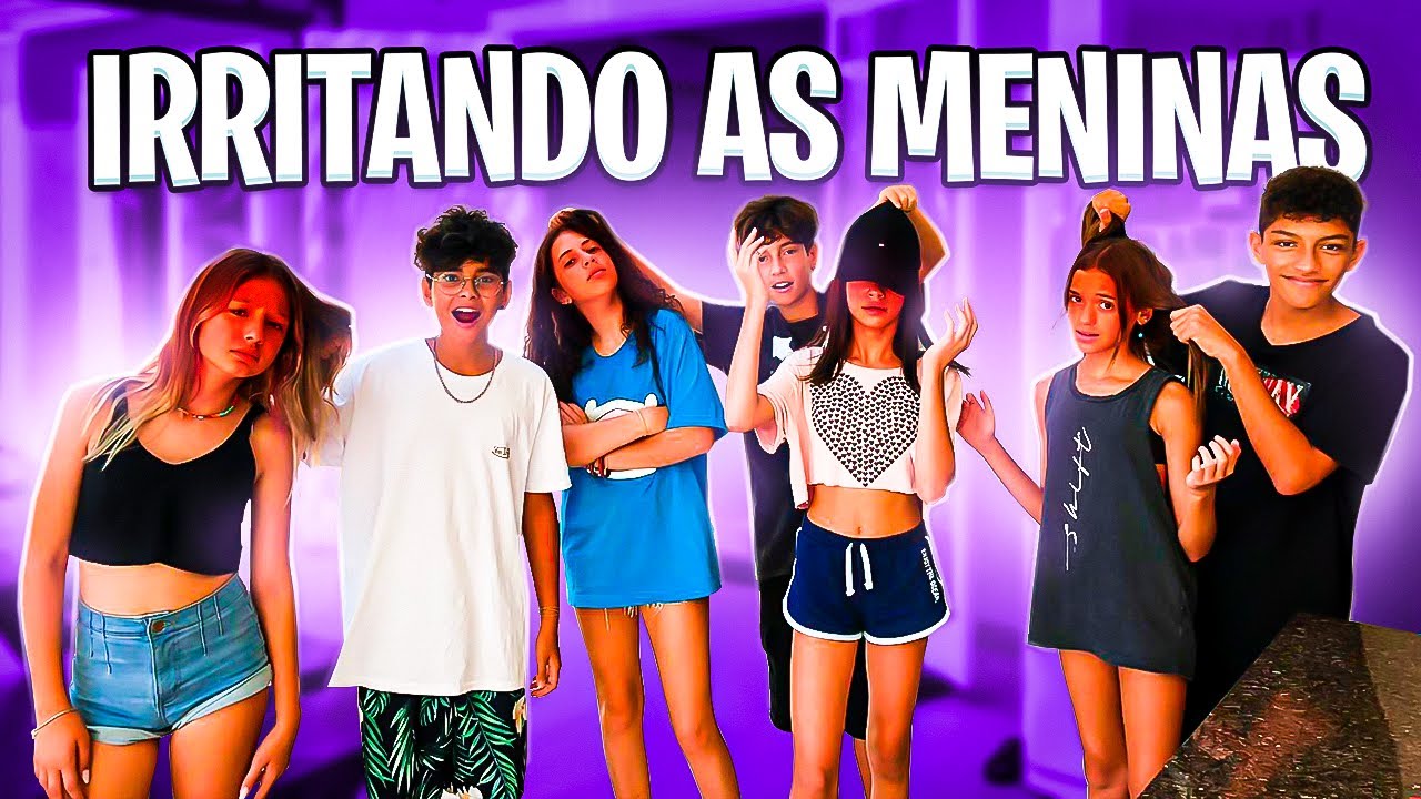IRRITANDO AS MENINAS DA MAIA MANS&Atilde;O * deu ruim *
