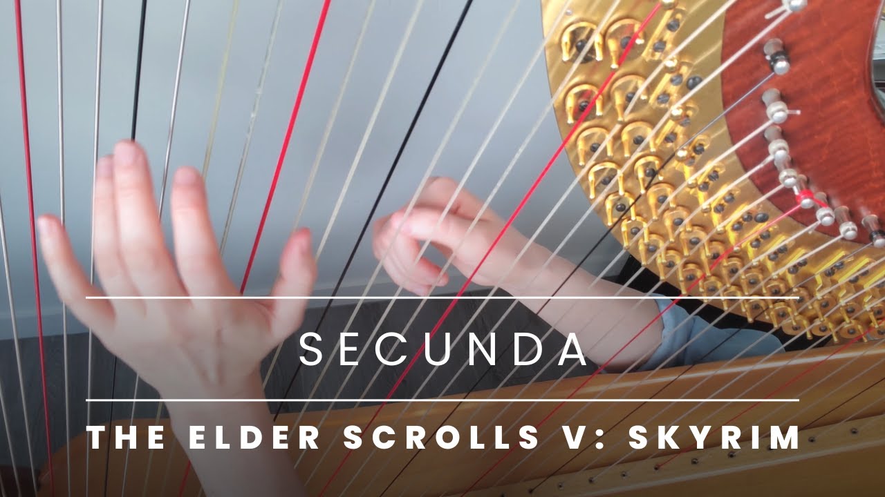 The Elder Scrolls V - Skyrim: Secunda (Harp Cover) + Harp Sheet Music
