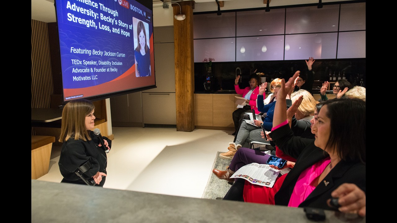 @InnovationWomen Speaker Friends Live Speech