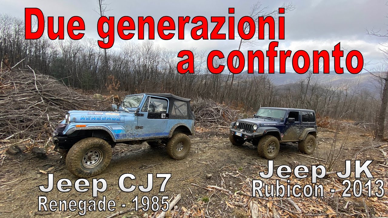 4x4 - Jeep CJ7 Renegade e Jeep JK Rubicon a spasso nell' entroterra ligure