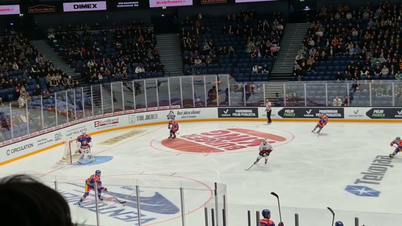 Jokerit-JoKP 1 erän ensimmäiset 7 minuuttia 