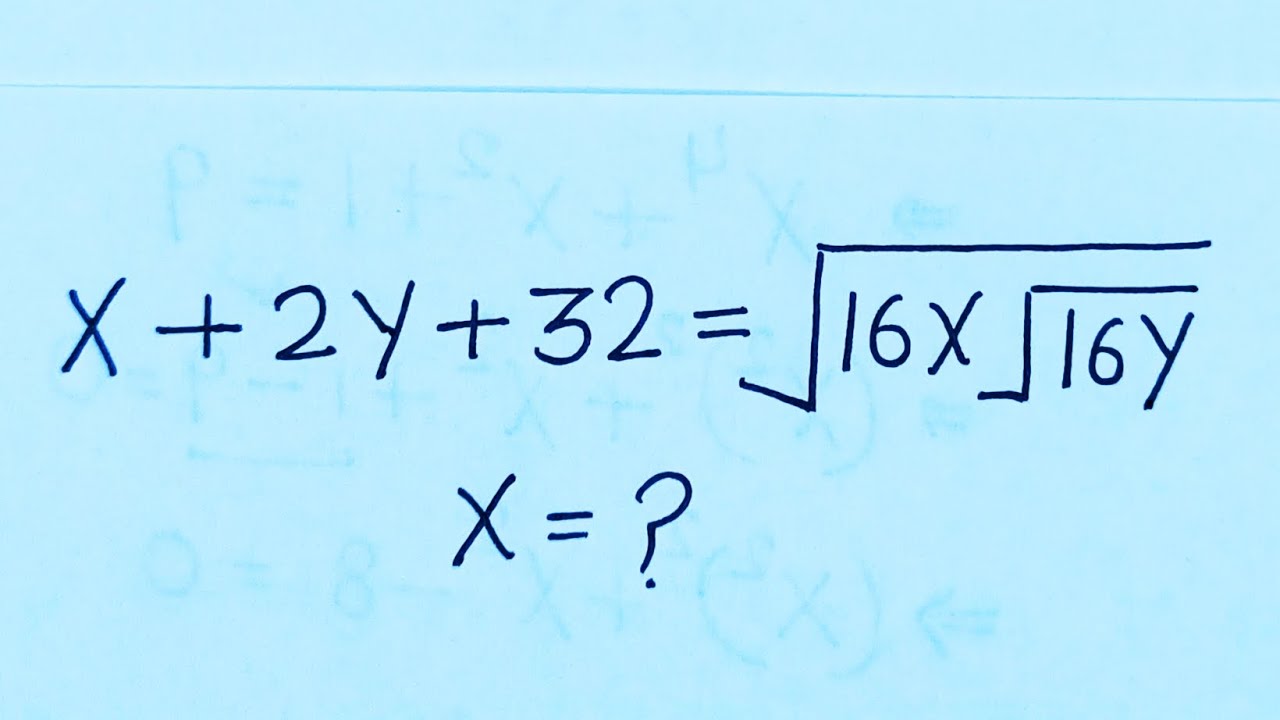 A tricky question with a beautiful solution  | Smart way to solve this nice problem  | Olympiad math