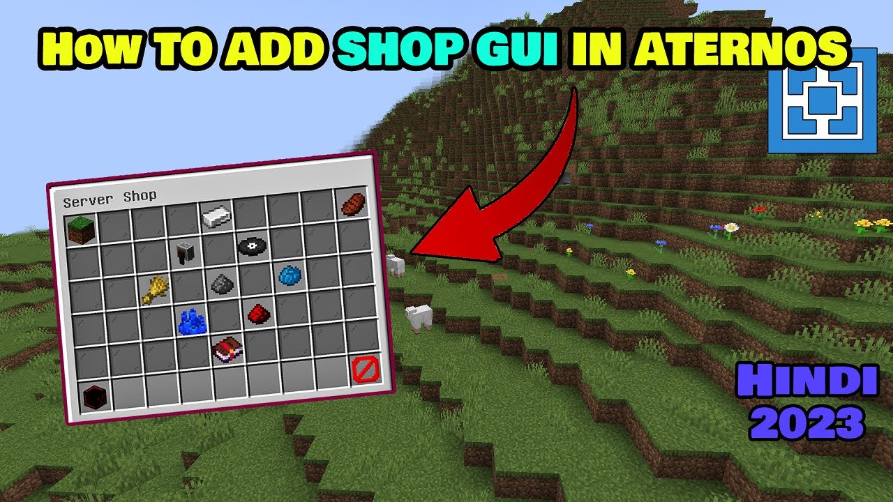 How To Add Best Shop In Aternos | Economy Shop Gui | MentCrafter