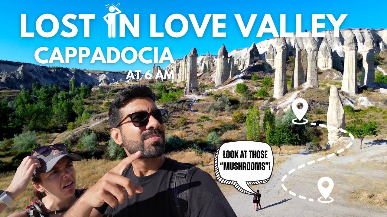 We got lost hiking LOVE VALLEY in CAPPADOCIA but we remembered our free breakfast - travel vlog