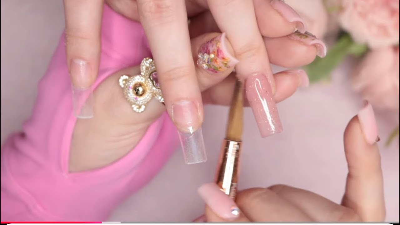 Uñas Buchonas con Cristales 🥰
