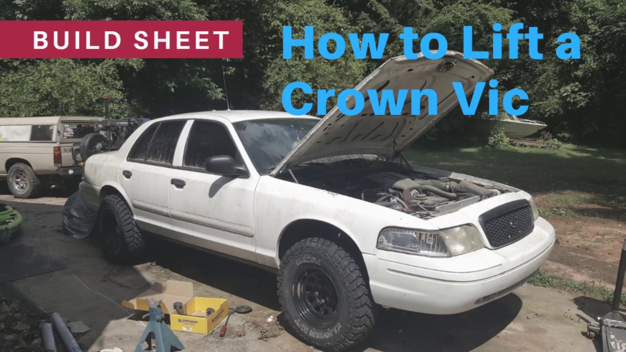 We share how to lift a Crown Vic