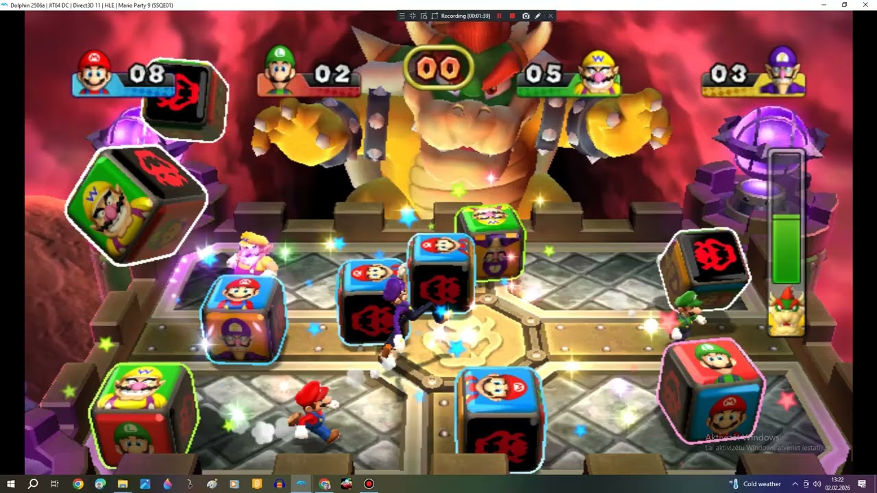 Mario Party 9 Bowser's Block Battle Gameplay