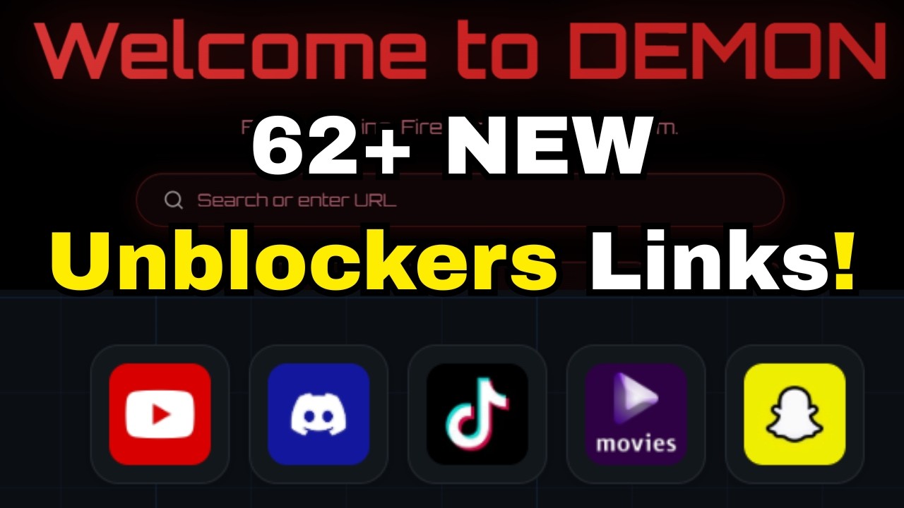 62+ NEW Rare Unblockers Links | Unblocked Websites for School Chromebook (2026)