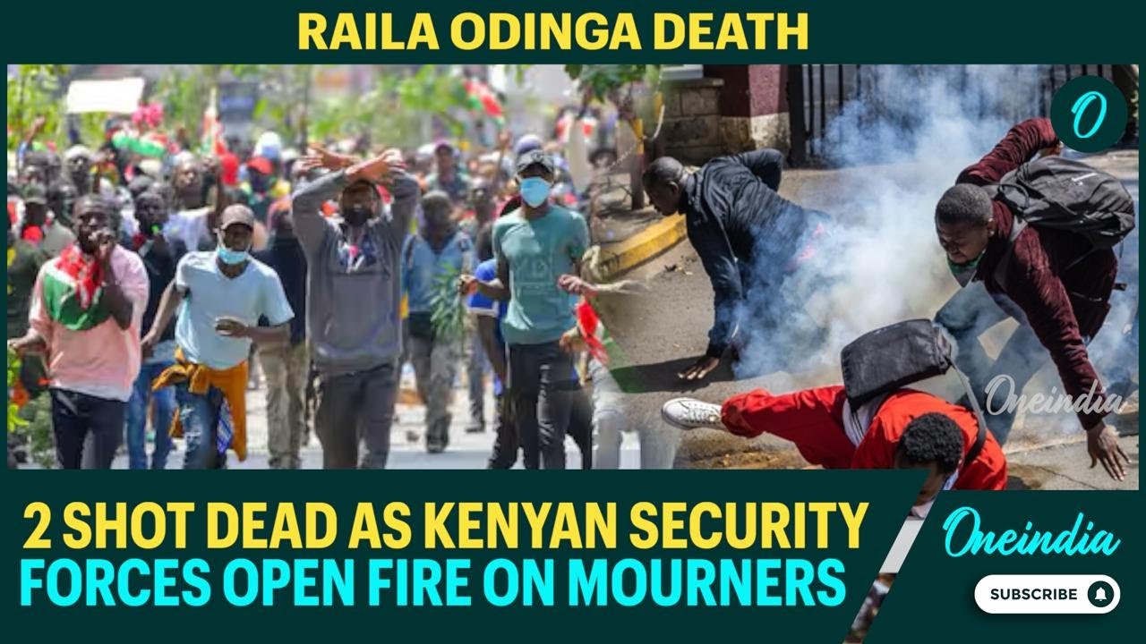 Kenya Raila Odinga Death BREAKING: 2 Dead as Mourners Clash With Security Forces; Tear Gas Fired