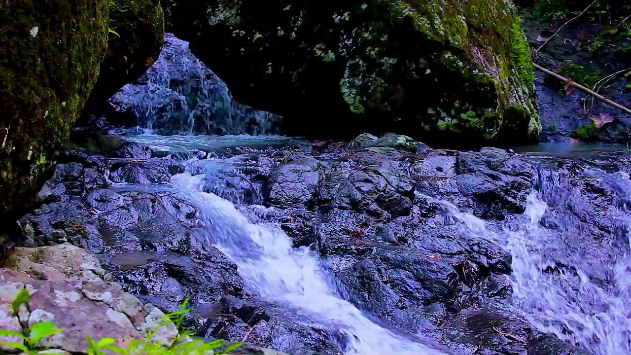 Flowing Mountain River Sounds for Focus and Concentration, Natural White Noise