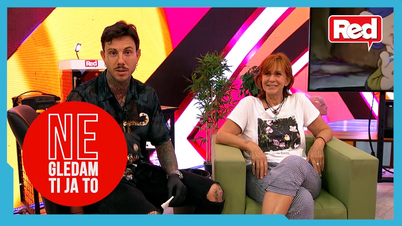 Filip tetovira mamu Lanu Đukić - Ne Gledam Ti Ja To - 12.07.2023 - Red TV