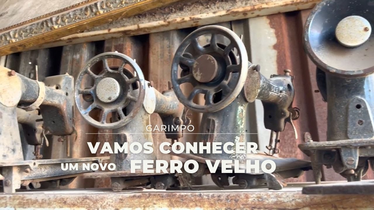DIA DE GARIMPAR PEÇAS DE DECORAÇÃO NUM NOVO FERRO VELHO. #GARIMPO #FERROVELHO #dolixoaoluxo