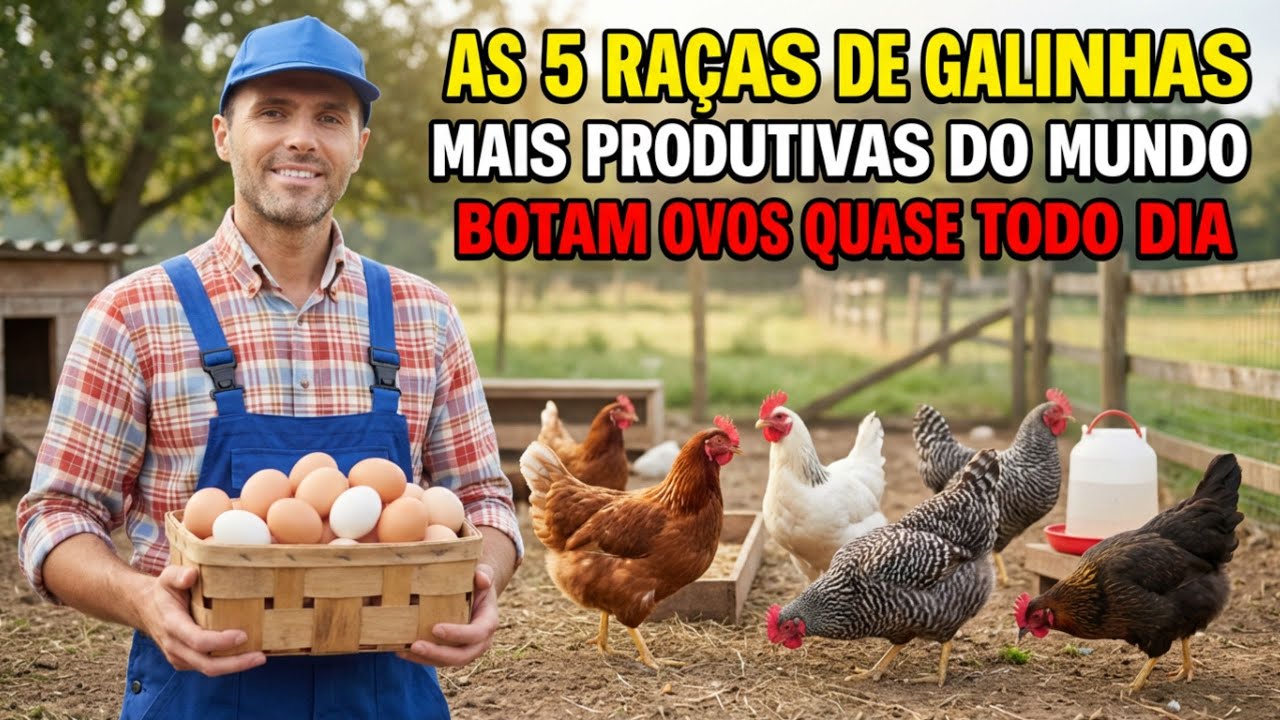 As 5 raças de galinhas mais produtivas do mundo que põem ovos quase todos os dias