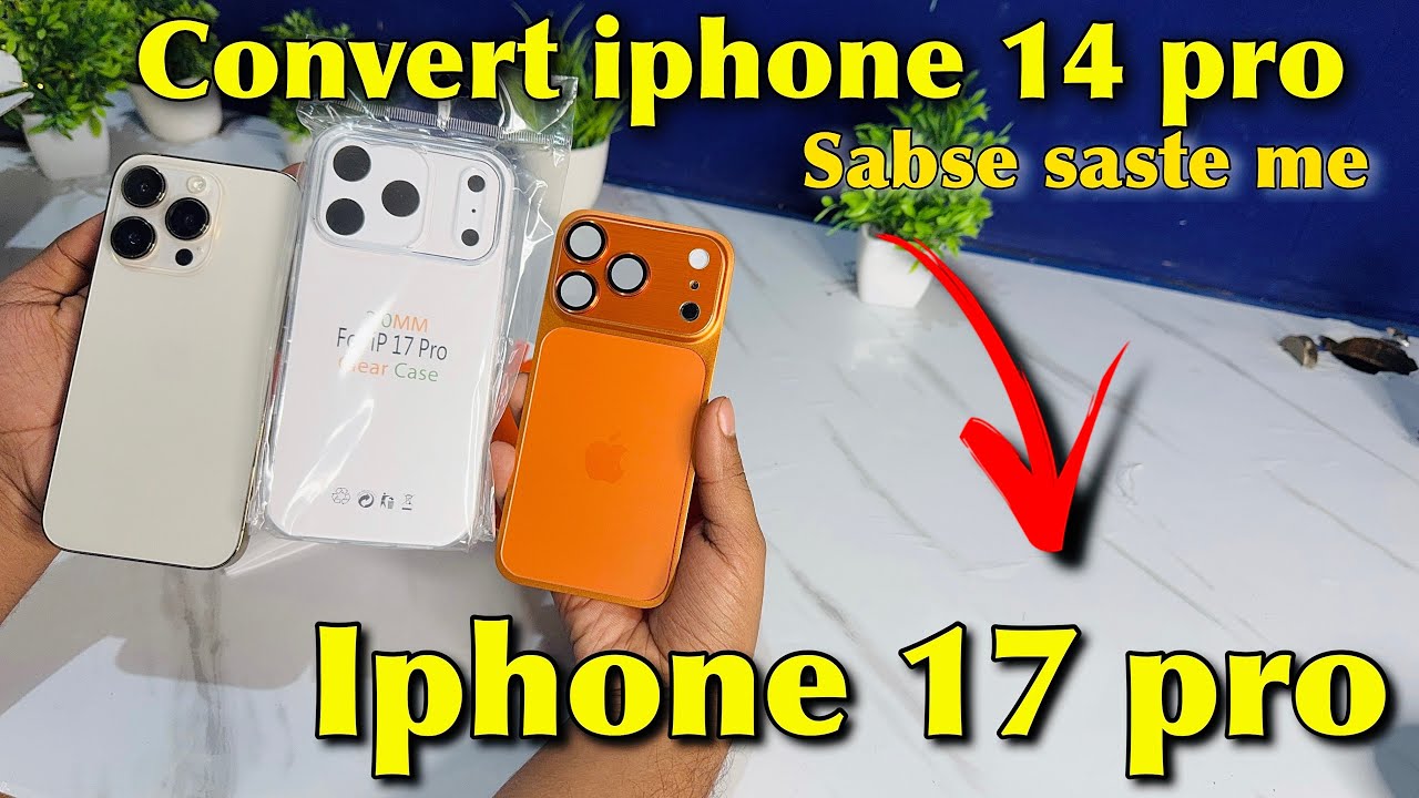Iphone 14 pro to iphone 17 pro conversion | Iphone 14 pro to 17 pro | iphone 17 pro housing 