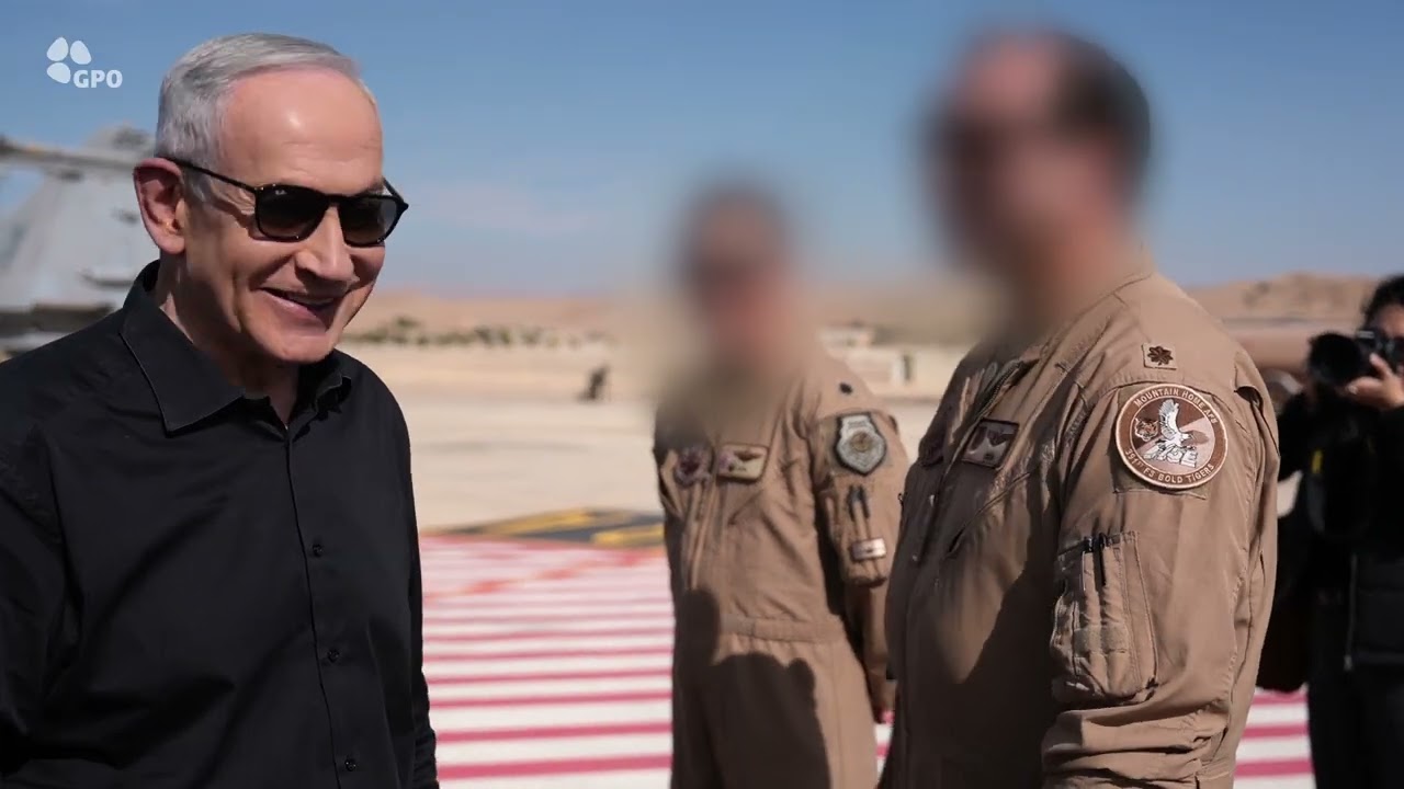 ראש הממשלה נתניהו בבסיס חיל האוויר: 