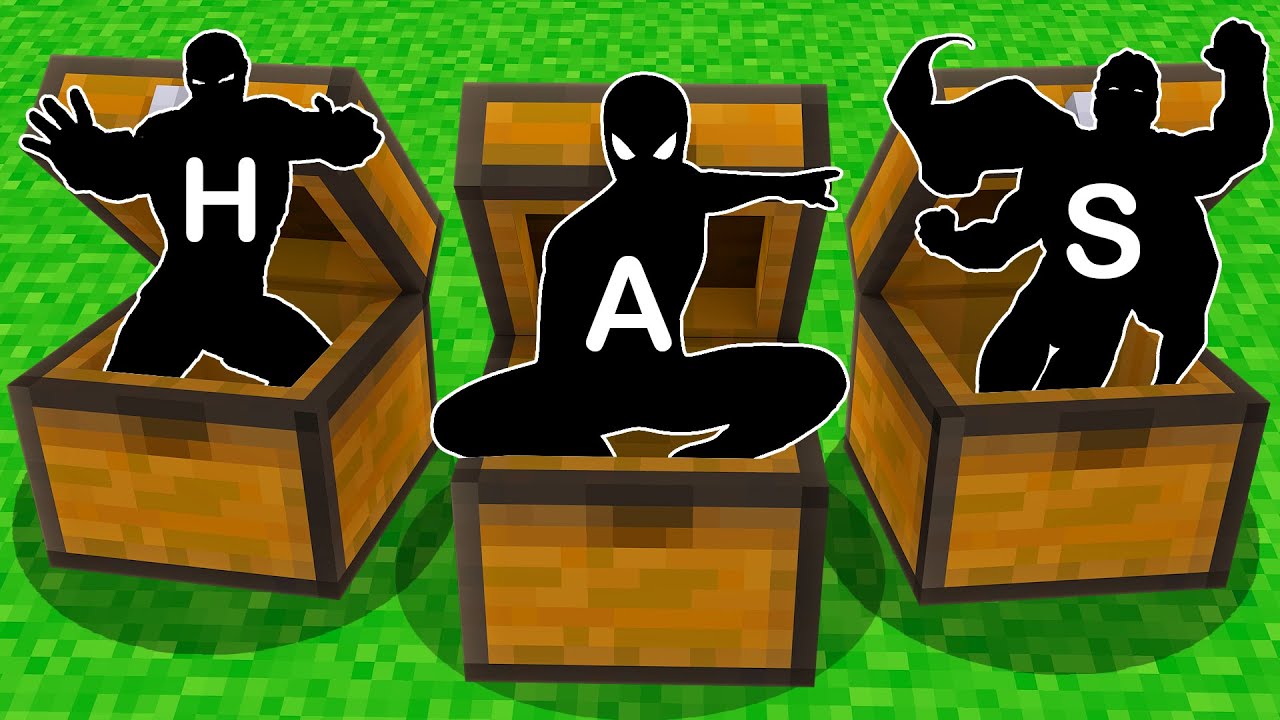 ESCOLHA seu PODER DE HEROIS APENAS pela INICIAL no Minecraft