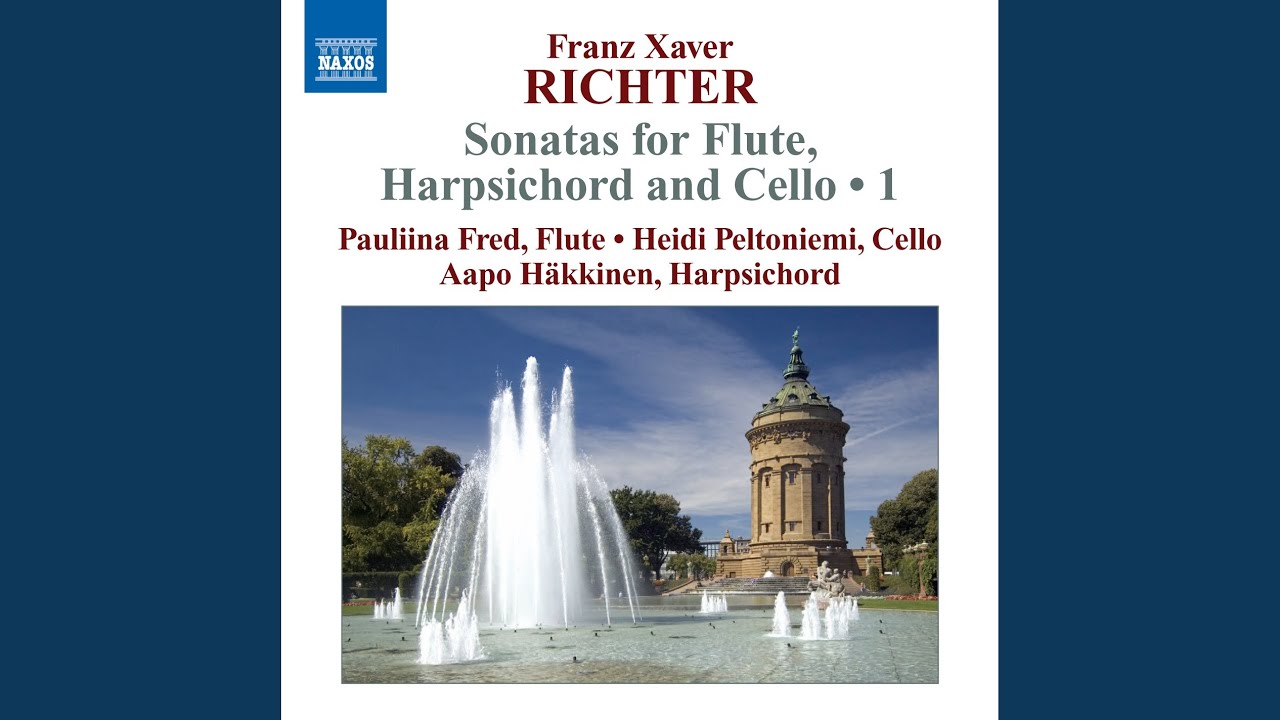 Sonata No. 1 for Flute, Cello and Harpsichord in D Major (revised 1764 edition from 1759...