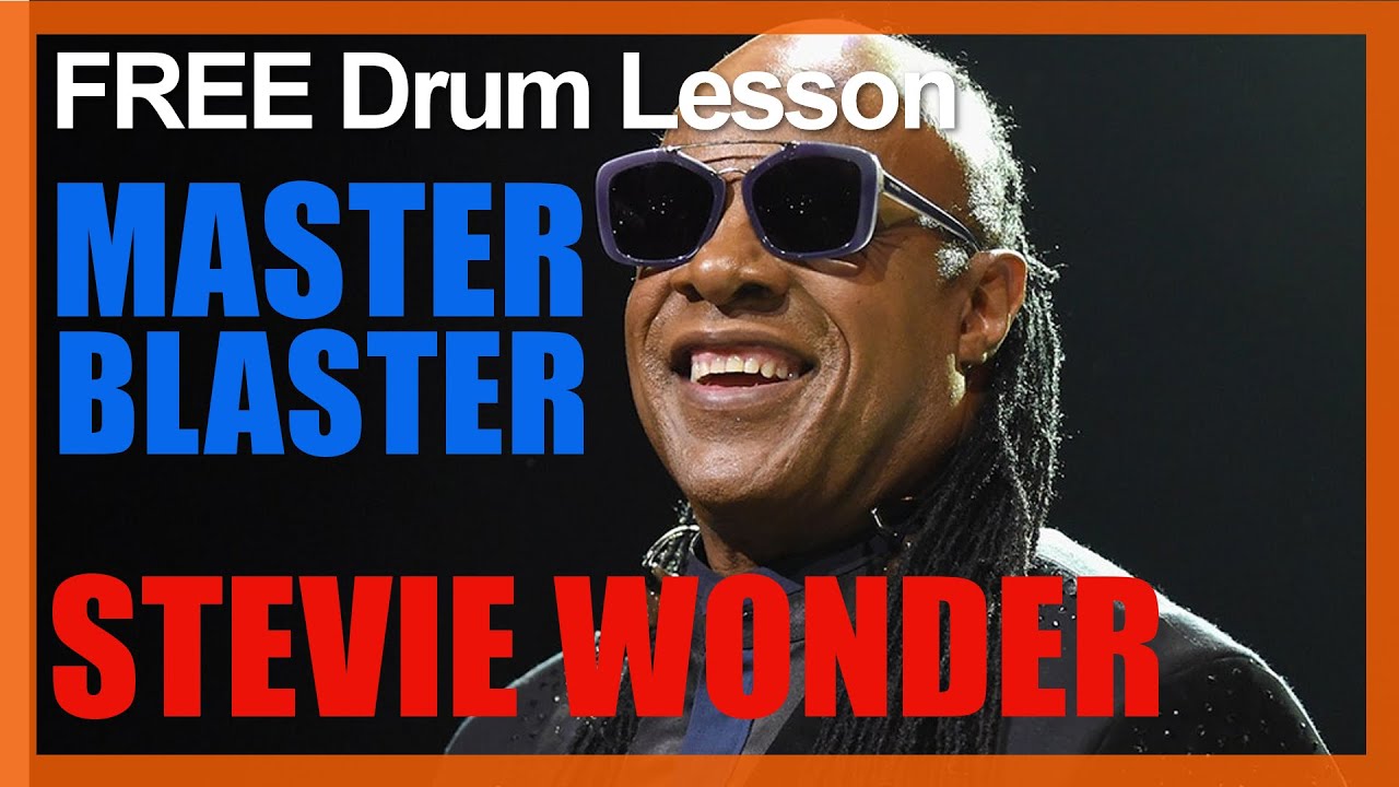 ★ Master Blaster (Stevie Wonder) ★ FREE Video Drum Lesson | How To Play SONG (Dennis Davis)