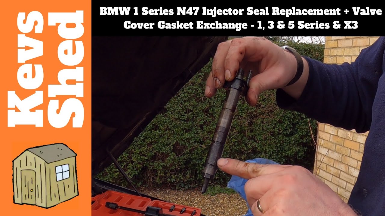 BMW 1 Series N47 Injector Seal Replacement + Valve Cover Gasket Exchange - 1, 3 & 5 Series & X3