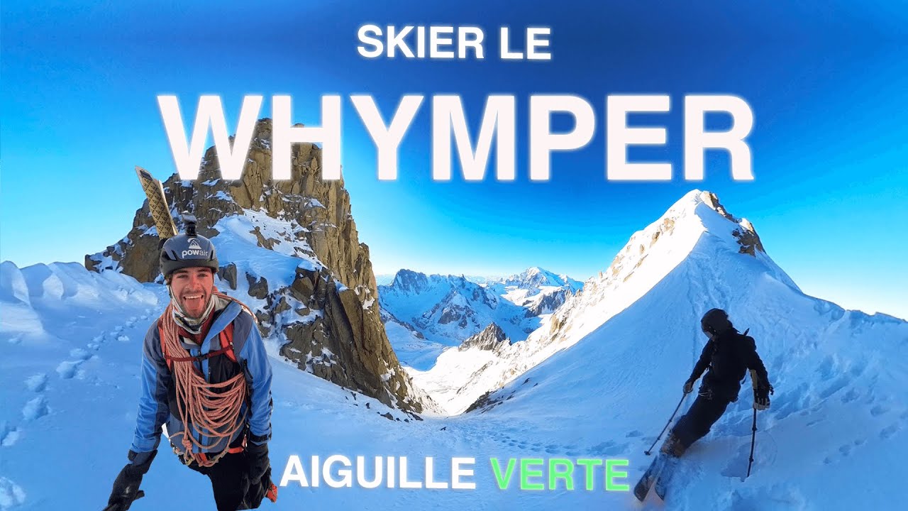 SKI &Agrave; L'AIGUILLE VERTE - COULOIR WHYMPER