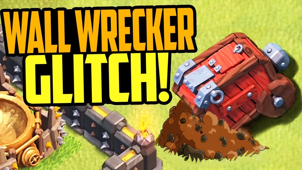 GLITCHED Wall Wreckers in Clash of Clans - WATCH OUT!