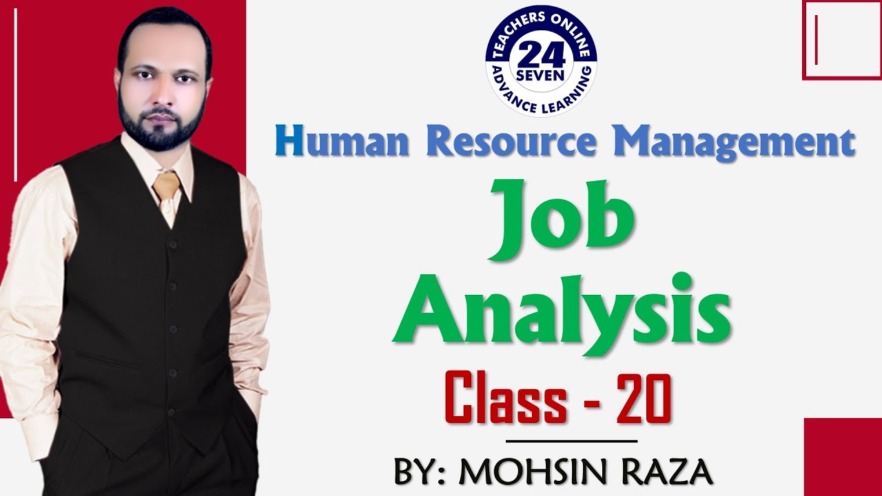 MGT501 Short Lecture - 20 | VU Short Lecture | Job Analysis in (Urdu / Hindi)