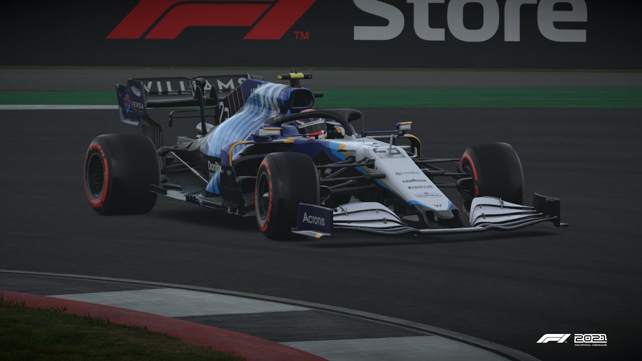 F1 2021 Modded Gameplay (PC) - Alexander Albon - British Grand Prix