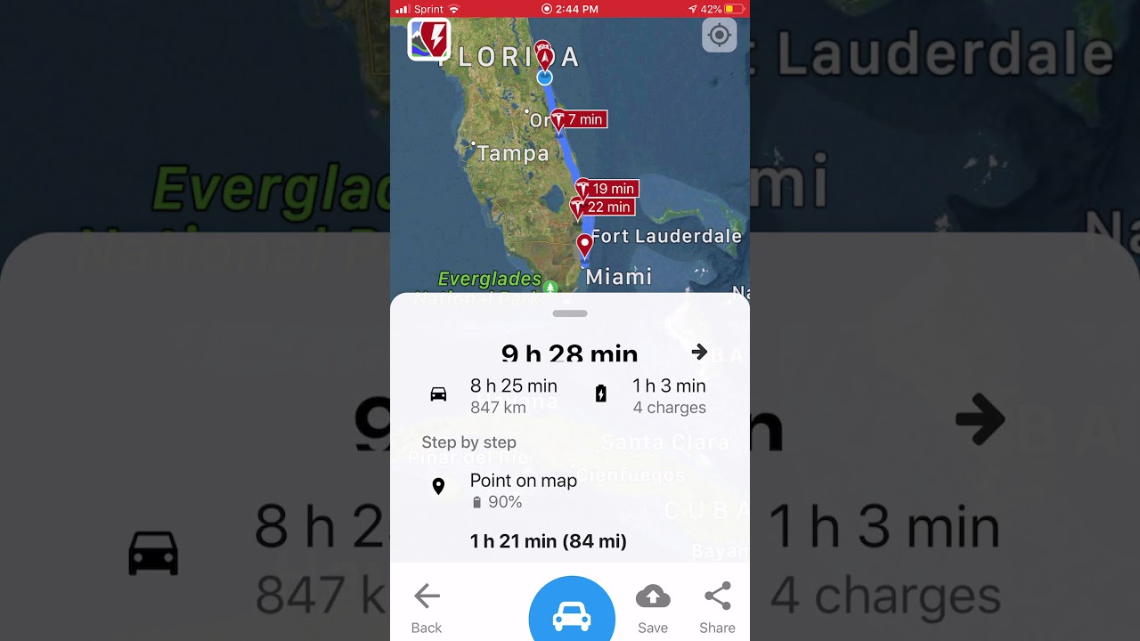 A better route planner app! Multi stop route planning for tesla.
